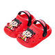 G.Duckkids Little Yellow Duck Nezha Niños Aguacitos Cañas Niños Anti-Slip 2025 Summer NUEVA NUEVA Sandalias Baby Boy Indoor Nezha-Red 21