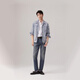 Levi's李维斯男士502美式怀旧复古锥形修身简约时尚潮流牛仔长裤 浅烟灰色 30 (32)