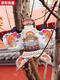 Qilicai Qingming Dragon Boat Festival goldfish sand swallow semi-finished folk handicraft kite retro kite gift box o1283 green clouds-finished product cannot fly 34