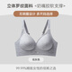 Modal underwear women's small breasts gathered, no steel rings, marks, bra lifting, upper support, anti-sagging, sexy bra new style, flower gray M 34/75ABC recommended 90-110Jin [Jin equals 0.5 kg]