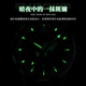 Олиус швейцарский бренд Quartz Watch Men's Watch Brand Подлинный светящийся простые и высококлассные топ-десять знаменитых часов для мужчин Black Leather Blue Man