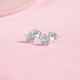 Saturday Lucky Star Earrings Women's S925 Silver Earrings for Girlfriend's Birthday Gift J0912821 Pair