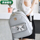Yunluo new backpack for women Korean version of pu women's bag backpack for women fashion casual women's bag simple versatile schoolbag 1047-Black