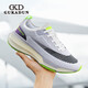 
CLENIKEEDAOER Men's shoes breathable mesh casual sports shoes men Putian boys running soft sole dunk 9907 purple 9901 black and green NIKE 39 NIKE
