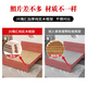 Xingyuhui solid wood bed 1.5m 1.8m new Chinese double bed walnut color wooden bed master bedroom home modern simple single walnut color bed 1.5m*2m frame structure