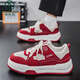 
Woodpecker men's shoes 2025 new summer breathable men's versatile casual white shoes for young people's thick sole trendy sports shoes 9910 white 42