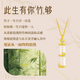 央创时尚【中国黄金授权】银项链女和田玉吊坠生日礼物女友老婆女朋友S925