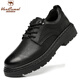 Région occidentale Camel (Vancamel) Top Layer CowHide Travail Chaussures Chaussures martin en cuir authentique à haut niveau British
