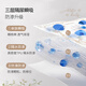 DOMICOCO baby pure cotton urine separator pad waterproof large size baby care pad breathable newborn washable bed sheet aunt pad picnic time [100% pure cotton washable]