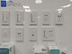 CHNT switch socket panel 120 household wall NEW9 dual control fifteen hole module one, two, three, four, six open 120 three, three, four, six open 120 three-position panel