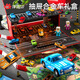 Floating children's alloy toy car set car model baby 1-3 years old puzzle sixty-one boy mini racing 60 alloy car luxury gift box give map