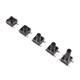 Zejie tact switch 6*6*5/6/8/9/13mm micro button button 4-leg vertical patch high temperature resistance 9mm (20 pieces)