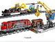 City Series 60098 Heavy-Duty-Zug-Fernbedienungsversion Version Zug Kinder Versammlte chinesische Bausteine Spielzeug 02009 Hochleistungs-Zug-Fernbedienung Version Remote Control Version