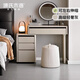 Genji Muyu solid wood dressing table bedroom light luxury dressing table storage cabinet integrated household gray retractable dressing table 0.8m dressing table + 0.39m cupboard assembly