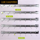 Harte Rack Halterung Wandhaken Wandhalterung Platzierung Rack Hut Rack Construction Site Workshop Wandhänge Rack Q1SN9854 Schwarz 50 cm lang mit 4 Haken (dicke 4 mm)