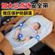 
Dingjie car-mounted baby bed car rear seat sleeping mat portable foldable baby traveling children's sleeping artifact [Gray] Give larger seat belt + storage bag