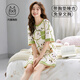 Daikaqi viene con pijamas de almohadilla de pechuga para mujeres pantalones cortos de manga corta para algodón de algodón de verano integrados con ropa de casa de Guangdong Jieyang con almohadilla de mama cubierta corta 1047 m para mujeres 70-90Jin [Jin equivale a 0.5 kg]