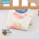 Youqi children's long-sleeved T-shirt spring and autumn pure cotton baby clothes outer wear baby autumn clothes bottoming tops versatile