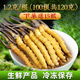 2025年新鲜冬虫夏草正宗头期鲜虫草1.2克/根正品鲜草送礼品补品 0.8-1.0克/根【冷冻保存】 20根新鲜虫草
