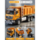 Yixinxanna one-year-old boy toy children's alloy dump truck large toy car car transport truck dump truck engineering vehicle 3 dolls + simulated stones + tool accessories 2