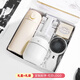Jingsong souvenir gift box for employees and customers practical gift custom logo thermos cup set high-end party member gift coffee cup + umbrella + towel