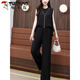 Woodpecker (TUCANO) European fashion cool ice silk sleeveless suit for women 2025 summer new loose slimming and slimming meat and fashionable two-piece set apricot color set (high-quality heavy cotton) XL 120-135Jin [Jin equals 0.5 kg]