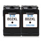 格之格802墨盒 适用惠普HP 1000 1010 1050 1510 2000 2050惠普打印机墨盒 802XL黑色-2支装-显墨量-共1200页