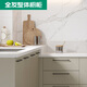 Quanyou (QUANU) whole house kitchen cabinet customization open U-shaped kitchen stove cabinet integrated modern era particle board 7m cabinet (3m base cabinet + 3m countertop + 1m wall cabinet)