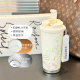 
Tupperware Diman Butterfly Thermometer New High-Precision Portable Straw Car Coffee Cup Large Capacity Water Cup Female Student Antique White-BXAB6198 Butterfly Ceramic Inner Bottom