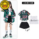 G.DUCKKIDS小黄鸭儿童街舞潮服夏季男童嘻哈衬衫套装毕业走秀服装女孩爵士舞 841男白短袖 110