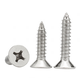 Wanzhuang 304 Costerio cruzado de acero inoxidable Cabeza Autodelatina Autodelada Cabeza plana Tornillo de madera Autodelada M3.5M3.9M4.2M4.8M6 304M3519 Piezas en caja 2000