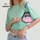 Jumpfrompaper Shell Bag 2d 2d Comic Crossbody Body Damen Umhängetasche Pendeltasche für Freundin Geburtstagsgeschenk JFP [kann eine Schulter sein, Crossbody Geschenkbox] Streamer Powder