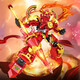 
2025 new small particle building blocks Nezha mecha boy assembly toys 6-12 years old model gift M1- Tank transforms into Haotian mecha 757 particles