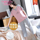 Modal avec poitrine Pajamas intégrés pour femmes en été en été coton pur à manches courtes pantalons fine 2025 Nouveau style pour porter des vêtements de maison à sept points poitrine de sept points: 679 Barbie Bear m Femmes