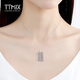 TTMIX New Chinese Style Abacus Platinum Pendant pt950 Women's Fashion Platinum Pendant Hollow Design 7.3-7.5g