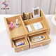 Wooden pen holder office desktop ornament simple storage box multifunction creative student wooden tissue box hx-1349 bamboo pattern color