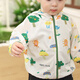 LUSON Little O daddy baby boy sun protection clothing baby boy summer long-sleeved full print 2025 new hooded baby UV protection