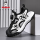 Babudou boys' head sandals summer 2025 new children's beach shoes medium-sized children's anti-slip soft sole boy sports sandals TBDK983 black 33 shoes inside length 21cm