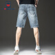 AEMAPE Brand Casual Denim Shorts Hombres del verano Manguilado de la marca de mezclilla de mezclilla