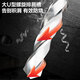Deli twist drill bit concrete metal drilling stainless steel special hole opener hand electric drill 5mm 10 pieces in box