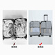 Bolsas de almacenamiento de viaje fáciles de bolsillo de bolsillo de paquete de paquetes de embalaje de envasado bolsas de almacenamiento de ropa interior
