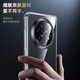 毕亚兹适用oppo find n5手机壳 OPPO Find N5保护套 折叠屏翻盖式超轻薄全透明防摔保护硬壳 JK804透明