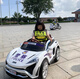 
Jingxuan police car can be used to ride off-road personalized four-wheel car dual-drive remote control boys, girls, children's car electric car pickup police car four-wheel drive police light alarm large trunk four-drive