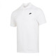 耐克（NIKE）短袖t恤男polo衫男 25春夏半袖网球翻领休闲透气纯棉上衣运动T恤 FN3895-100/白/黑 S