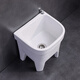 Large mop pool household outdoor balcony bathroom mop pool mop pool ceramic square long mop basin 35cm rotating faucet