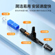 诺可信（Nokoxin）光纤耦合器 SC单工适配器对接头法兰盘 光纤法兰盘适配器FC LC ST单模多模跳线兼容延长连接器 SC/UPC冷接子 1个