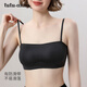 Tutuanna women's underwear bra summer small breast tag underwear two-wear tube top charcoal M