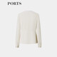 PORTS women's spring and summer new long-sleeved shirt ALT8B003TWB042 Skin color 8