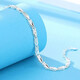 
OAH new counter 999 elegant love sterling silver bracelet for women lucky four-leaf clover bracelet for adjustable fashion. The same style as Lao Fengxiang [love quad clover] sterling silver bracelet + certificate + Lao Fengxiang 16 grams [high quality solid] loss-making sales//speed grab