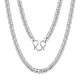 CHINA GOLD PT950 Xiping chain platinum necklace simple chain as a birthday gift for girlfriend and wife, weighing about 35g (refund more for less)